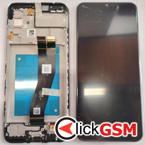 Piesa Piesa Display Original Cu Touchscreen Si Rama Samsung Galaxy A02s Cya