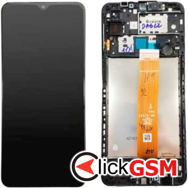 Piesa Display Original Cu Touchscreen Si Rama Samsung Galaxy A12 Tfd