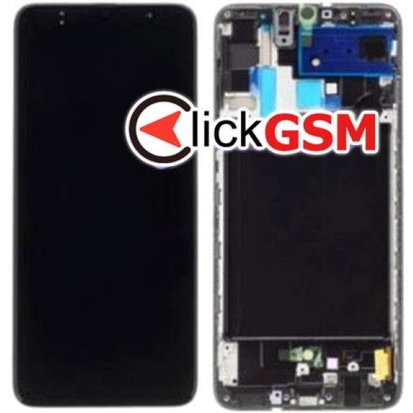 Piesa Piesa Display Original Cu Touchscreen Si Rama Samsung Galaxy A70 1a4i