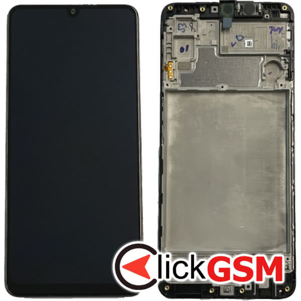 Piesa Piesa Display Original Cu Touchscreen Si Rama Samsung Galaxy M22 Ptb