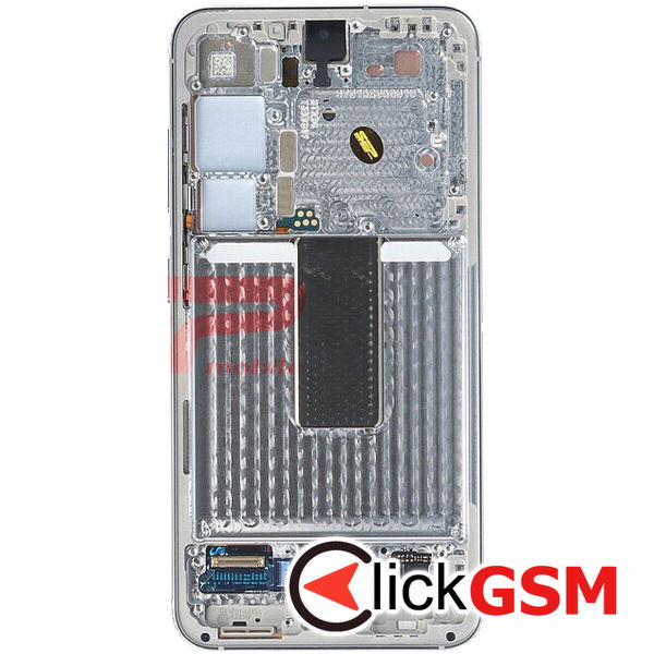 Piesa Display Original Cu Touchscreen Si Rama Silver Samsung Galaxy S23 4plo