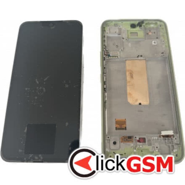 Piesa Piesa Display Original Cu Touchscreen Si Rama Verde Deschis Samsung Galaxy A54 5g 43ea