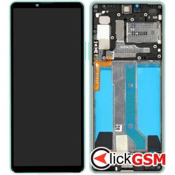 Piesa Piesa Display Original Cu Touchscreen Si Rama Verde Deschis Sony Xperia 10 Iv 2g4u