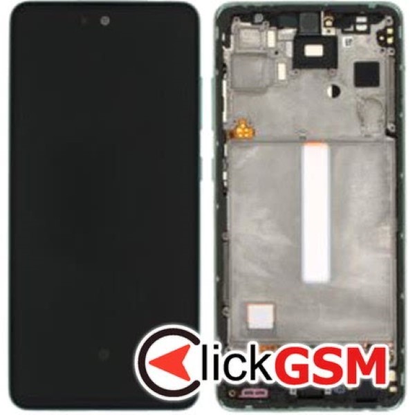 Piesa Piesa Display Original Cu Touchscreen Si Rama Verde Samsung Galaxy A52s 5g 17nl