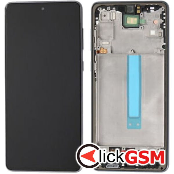 Piesa Piesa Display Original Cu Touchscreen Si Rama Verde Samsung Galaxy A73 5g 2vo5