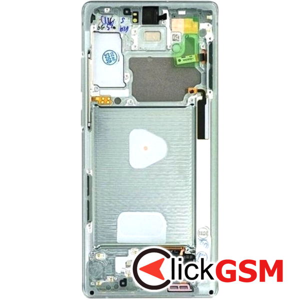 Piesa Display Original Cu Touchscreen Si Rama Verde Samsung Galaxy Note20 4084