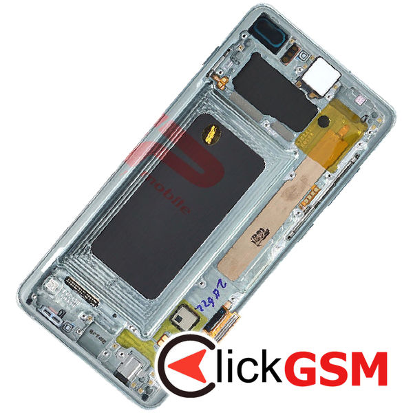 Piesa Piesa Display Original Cu Touchscreen Si Rama Verde Samsung Galaxy S10.plus 4lak