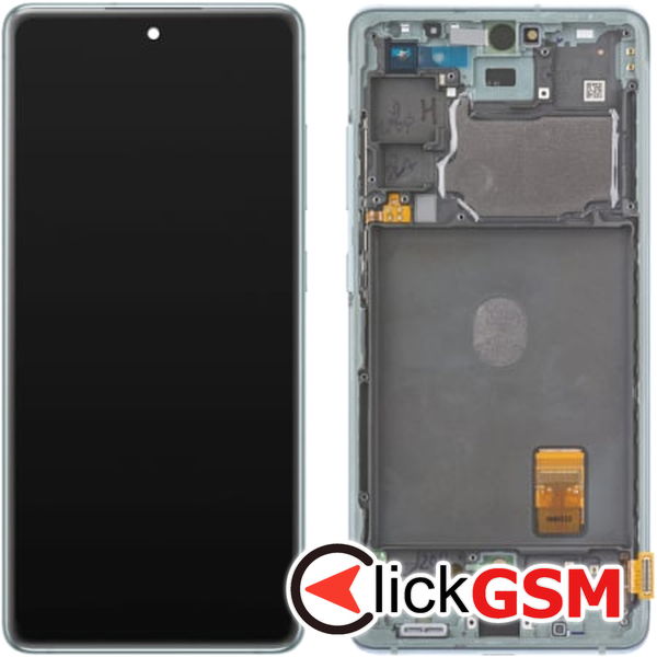 Piesa Piesa Display Original Cu Touchscreen Si Rama Verde Samsung Galaxy S20 Fe 2dmz