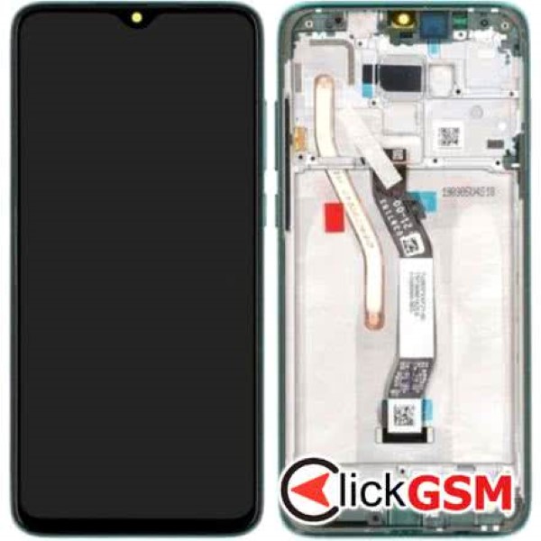 Piesa Piesa Display Original Cu Touchscreen Si Rama Verde Xiaomi Redmi Note 8 Pro Kqu