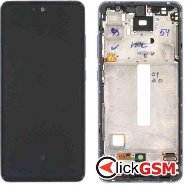 Piesa Piesa Display Original Cu Touchscreen Si Rama Violet Samsung Galaxy A52 5g 32u6