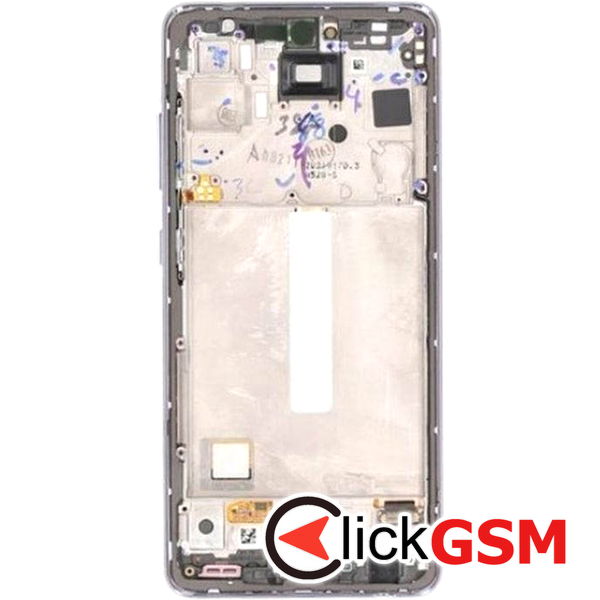 Piesa Display Original Cu Touchscreen Si Rama Violet Samsung Galaxy A52s 5g 416c