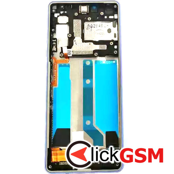 Piesa Display Original Cu Touchscreen Si Rama Violet Sony Xperia 10 Iv 36hs