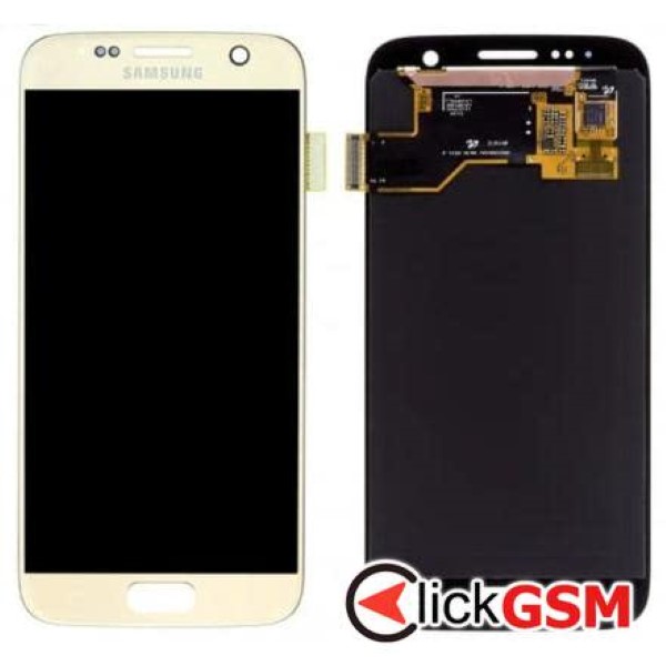 Piesa Display Original Gold Samsung Galaxy S7 3azb