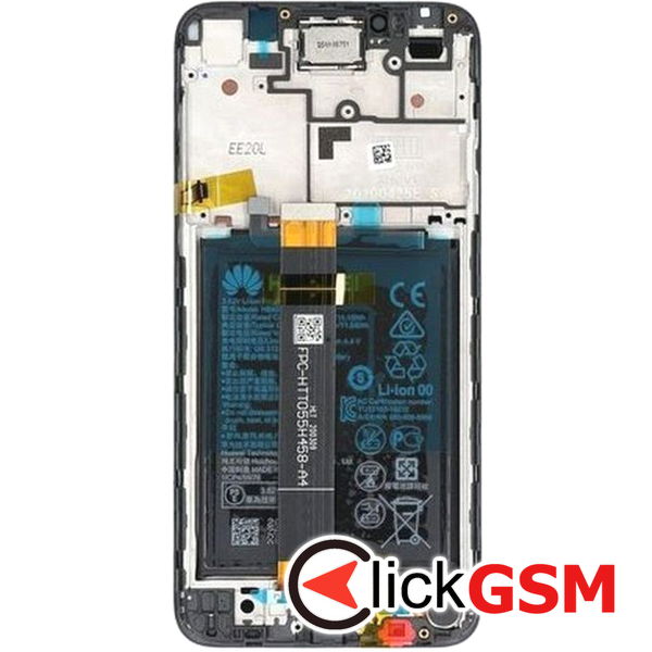 Piesa Display Original Negru Huawei Y5p 44pm