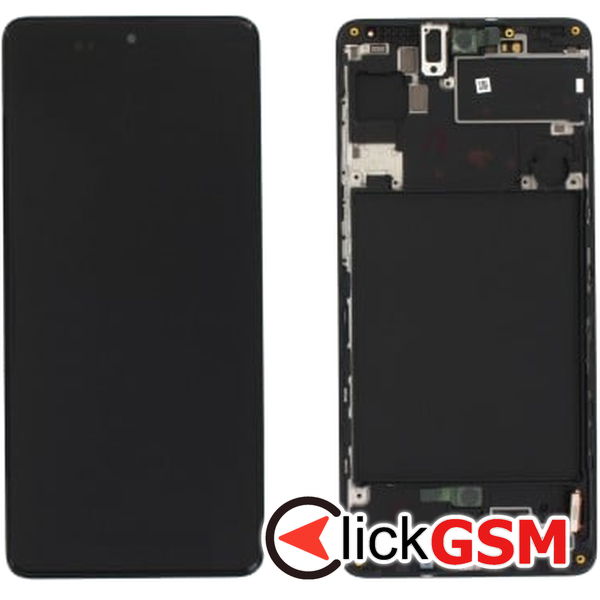 Piesa Piesa Display Original Negru Samsung Galaxy A71 Arl