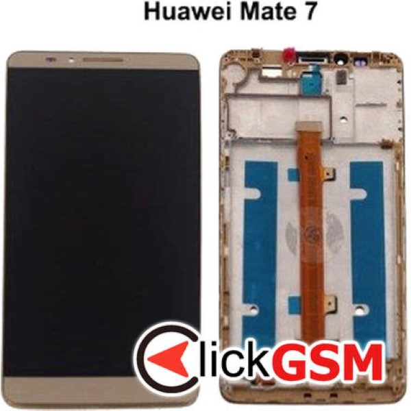 Piesa Piesa Display Pentru Huawei Ascend Mate7 Auriu 1tgm