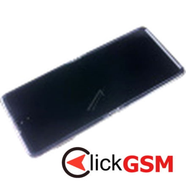 Piesa Display Pliabil Cu Touchscreen Rama Balama Pentru Samsung Galaxy Z Flip Negru 1mtq