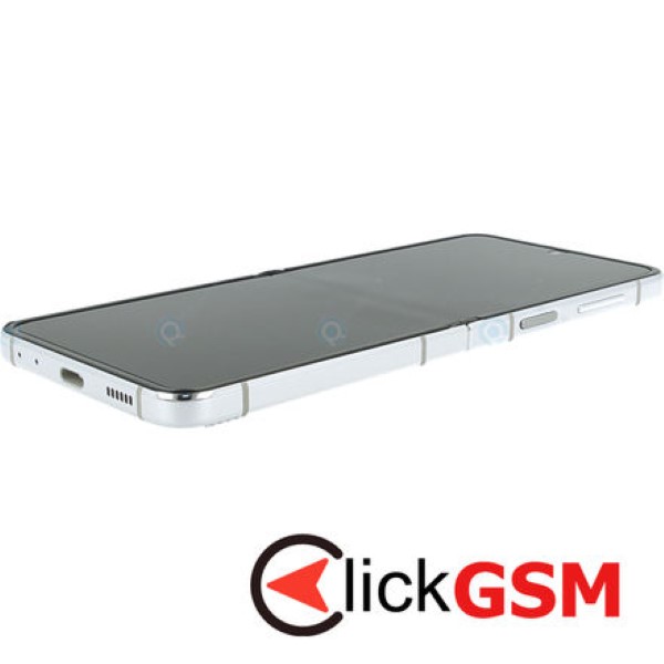 Piesa Piesa Display Pliabil Cu Touchscreen Rama Si Balama Crem Samsung Galaxy Z Flip5 2s3s