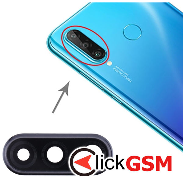 Piesa Piesa Geam Camera Black Huawei P30 Lite 2e4i