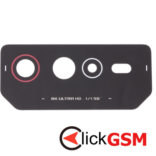 Piesa Geam Camera Black Red Asus Rog Phone 6 2uib