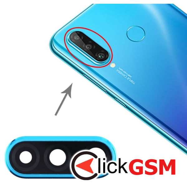 Piesa Piesa Geam Camera Blue Huawei P30 Lite 2e4g