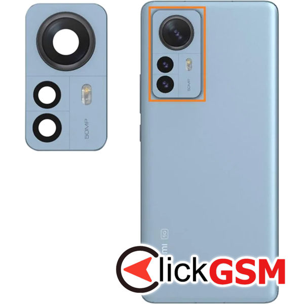 Piesa Piesa Geam Camera Blue Xiaomi 12 Pro 1la0