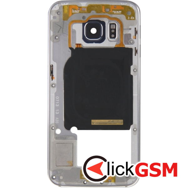 Piesa Piesa Geam Camera Cu Difuzor Grey Samsung Galaxy S6 Edge 4e3p