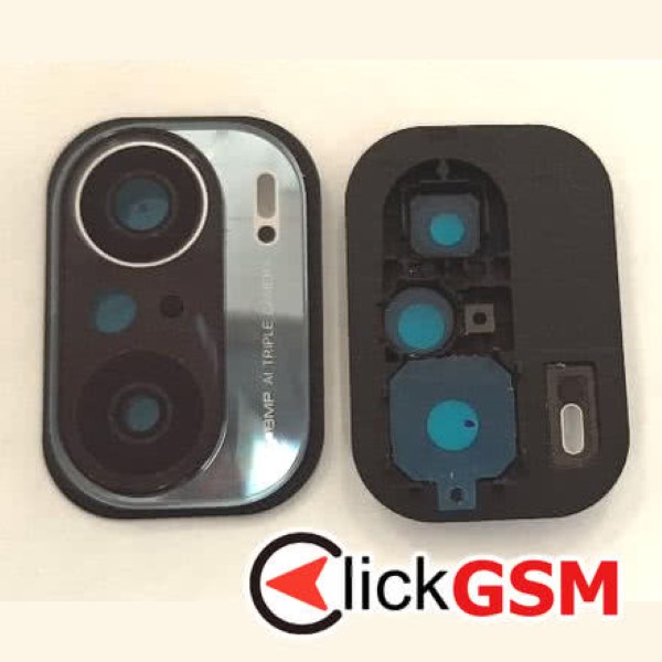 Piesa Geam Camera Cu Ornament Albastru Xiaomi Mi 11i 37yi