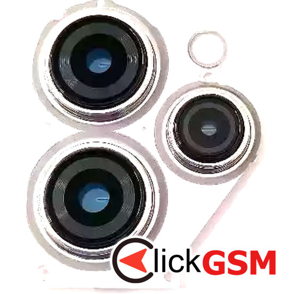 Piesa Piesa Geam Camera Cu Ornament Argintiu Xiaomi Redmi 12 Nlg