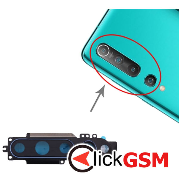 Piesa Piesa Geam Camera Cu Ornament Blue Xiaomi Mi 10 1ys1