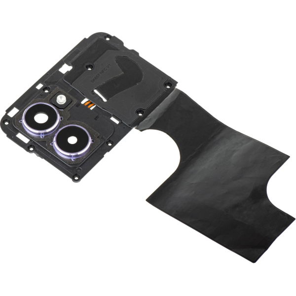 Geam Camera cu Ornament HMD Pulse Pro · Geam Camera Spate - Blitz - Rama Interioara - Antena NFC HMD Pulse Pro, cu Rama, Mov (Twilight Purple), Service Pack 286954416