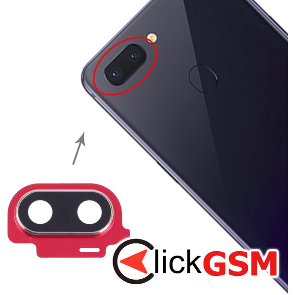 Piesa Piesa Geam Camera Cu Ornament Oppo R15 1x6x