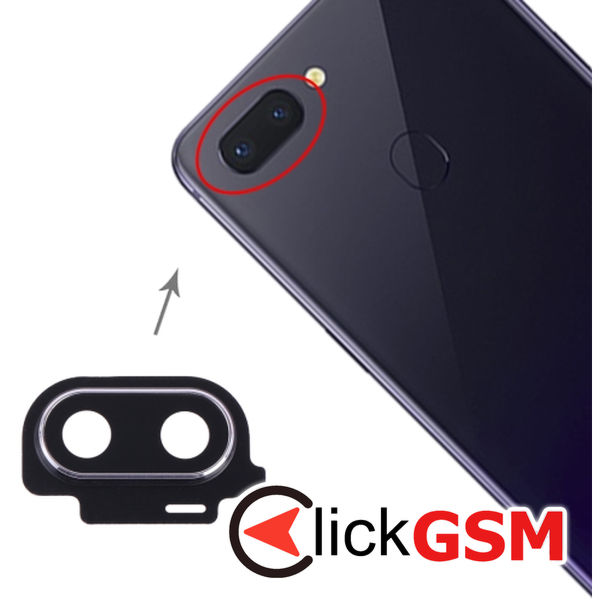 Piesa Geam Camera Cu Ornament Oppo R15 1x6y