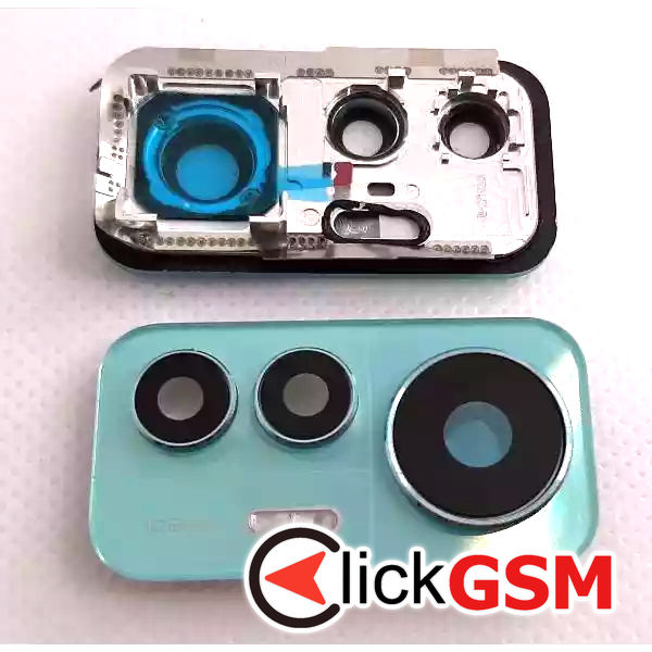 Piesa Geam Camera Cu Ornament Verde Xiaomi 12 Lite 380x