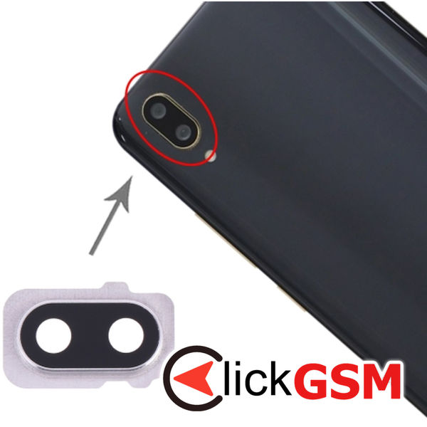 Piesa Geam Camera Cu Ornament Vivo X21 201d