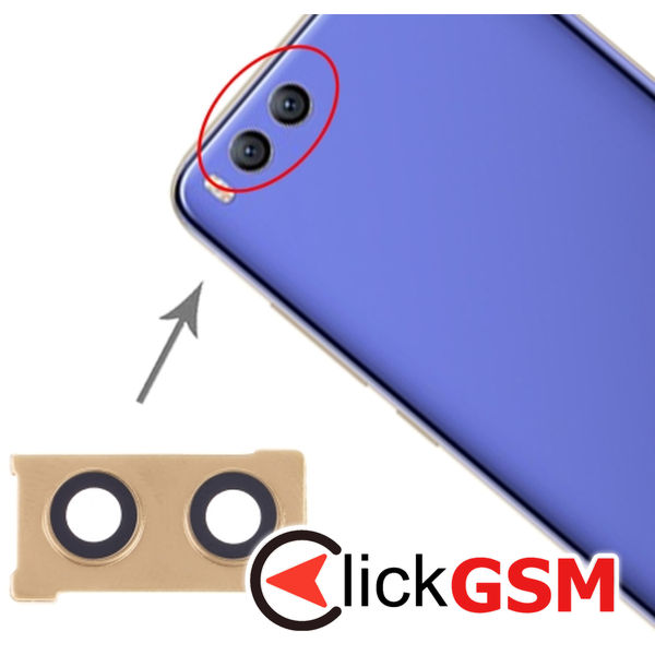 Piesa Geam Camera Cu Ornament Xiaomi Mi 6 1zfl