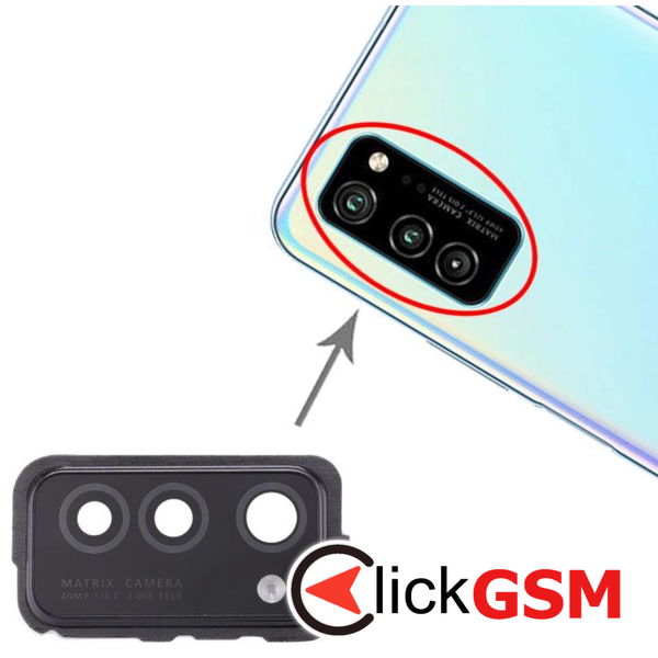 Piesa Geam Camera Negru Honor V30 2e5l