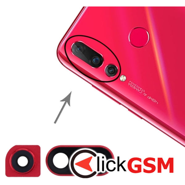 Piesa Geam Camera Red Huawei Nova 4 2e4n