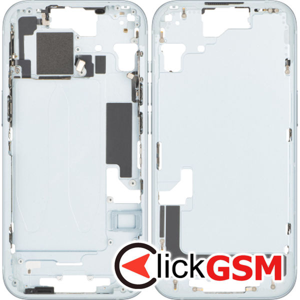 Piesa Mijloc Alb Apple Iphone 15 1gnc