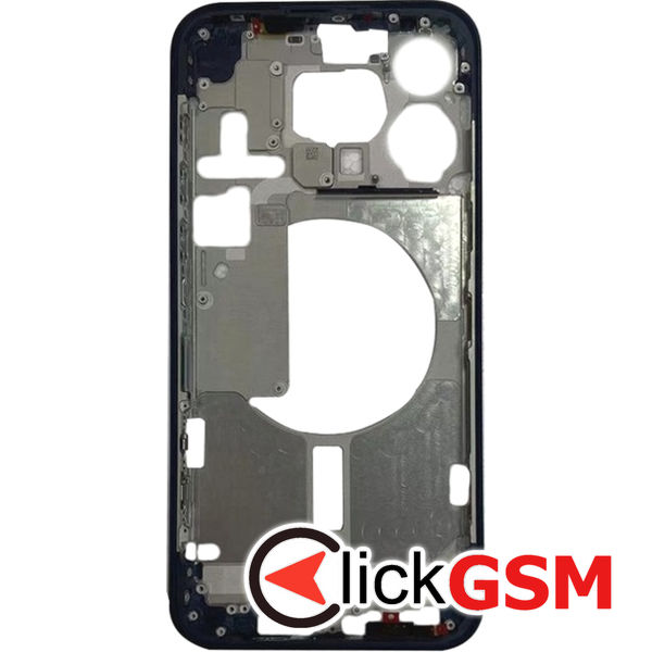 Piesa Mijloc Albastru Mat Apple Iphone 15 Pro 390