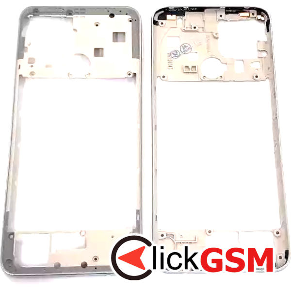 Piesa Mijloc Argintiu Oppo A15 2qgj