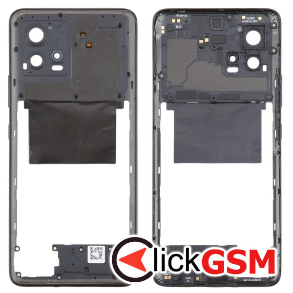 Piesa Mijloc Black Motorola Moto G72 435f