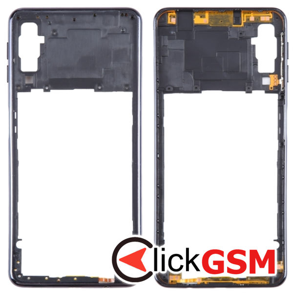 Piesa Mijloc Black Samsung Galaxy A7 2018 4o4w