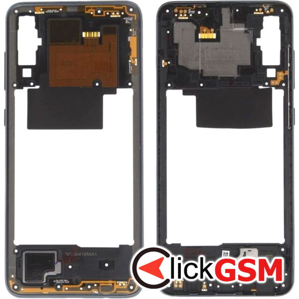 Piesa Mijloc Black Samsung Galaxy A70 45np