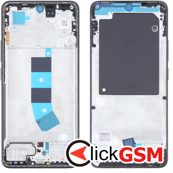 Piesa Piesa Mijloc Black Xiaomi Redmi Note 13 4g 3fow