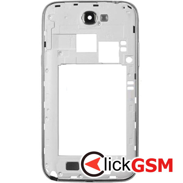 Piesa Mijloc Cu Capac Spate White Samsung Galaxy Note 2 4e5g