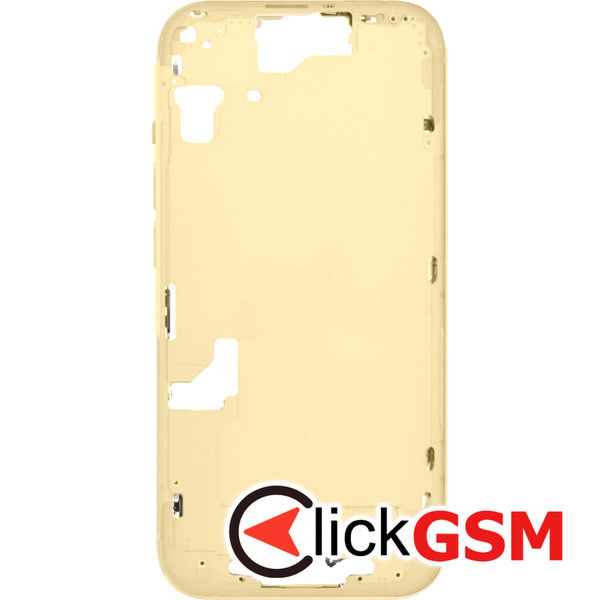 Piesa Mijloc Galben Apple Iphone 15 3an