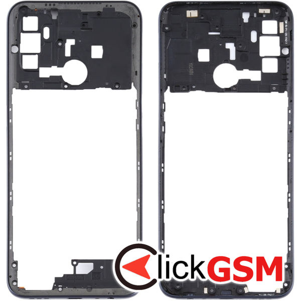 Piesa Mijloc Negru Oppo A53 4g 1xi1