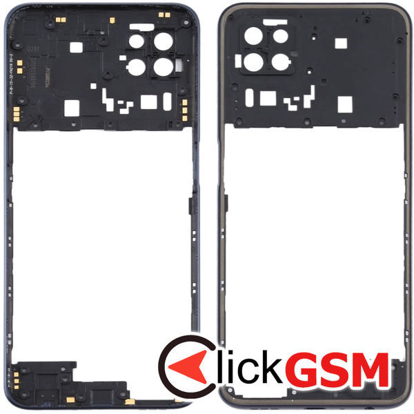 Piesa Mijloc Negru Oppo A72 5g 1xhz