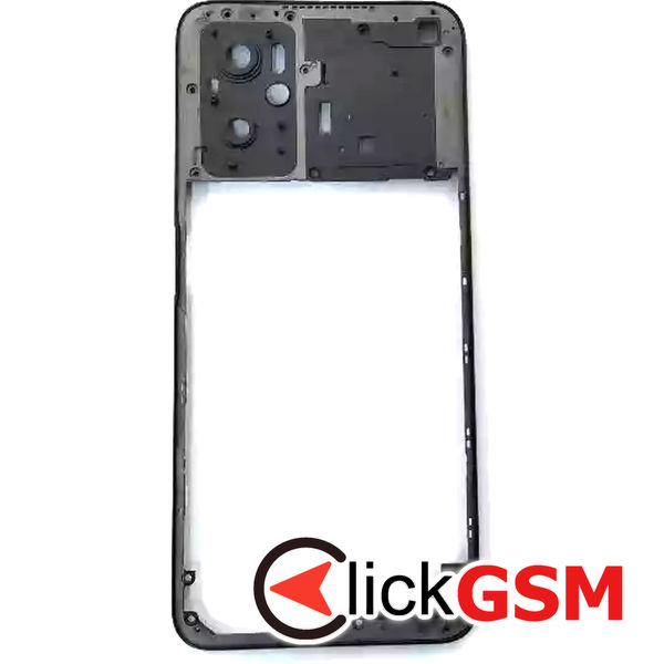 Piesa Mijloc Negru Oppo A76 2qci